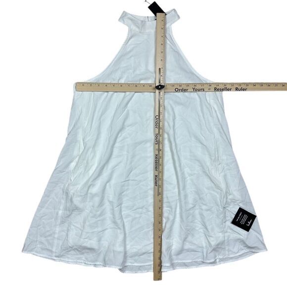 NWT Lulus Women's Love of Mine White Halter Swing Dress Size L Party Mini - Picture 10 of 10